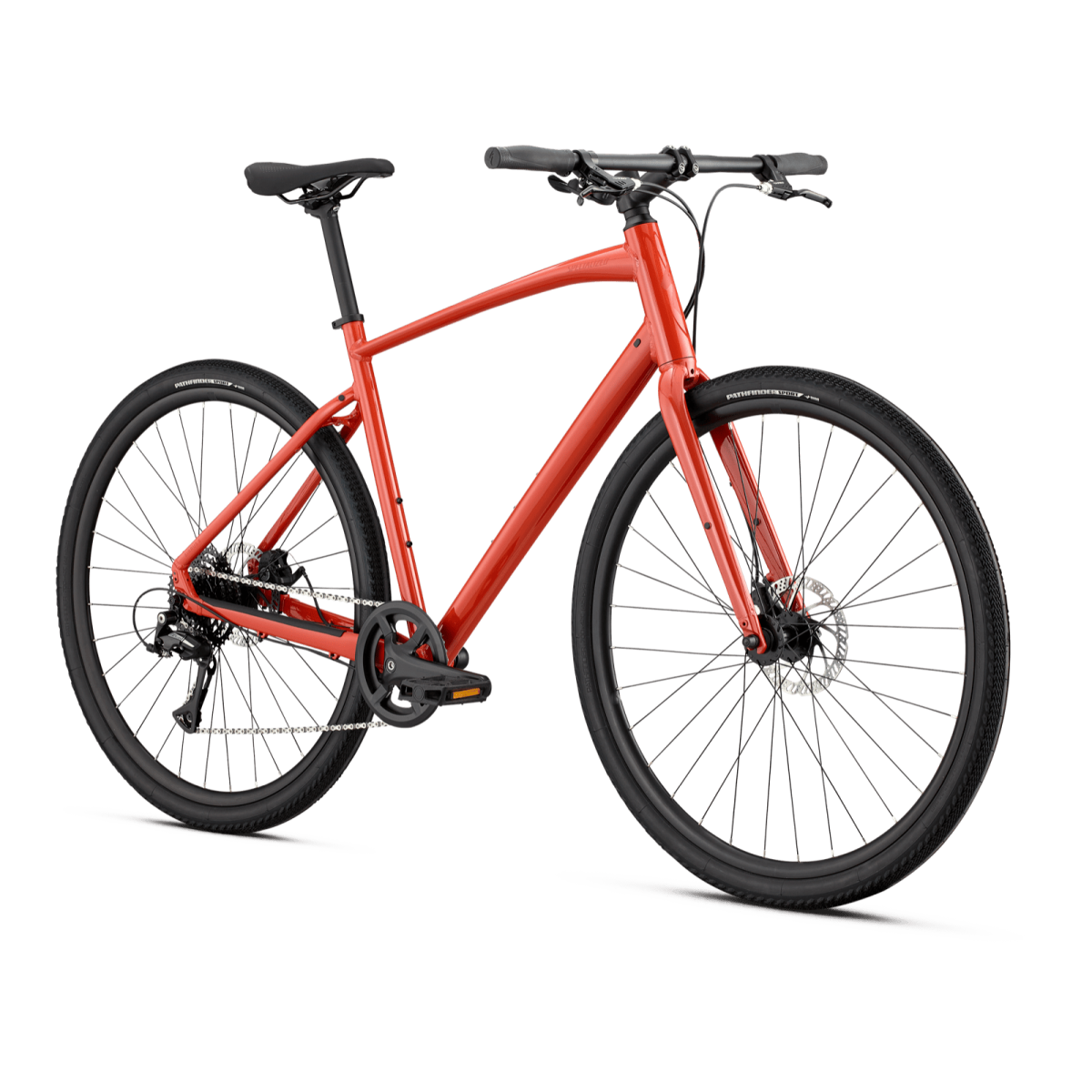Specialized Sirrus X 1.0 fitness dviratis | Deep Orange - Redwood